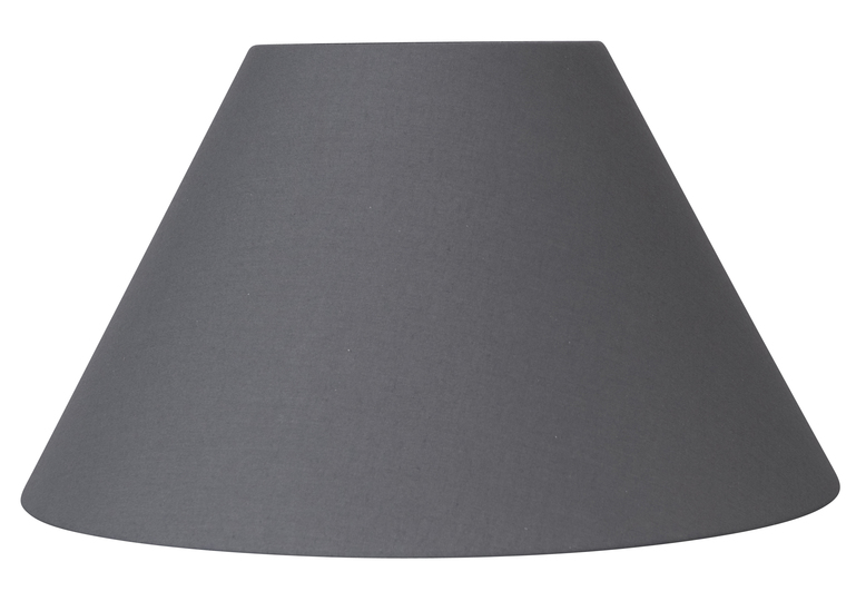 Abat-jour forme conique Ø40 gris ardoise Bague E27